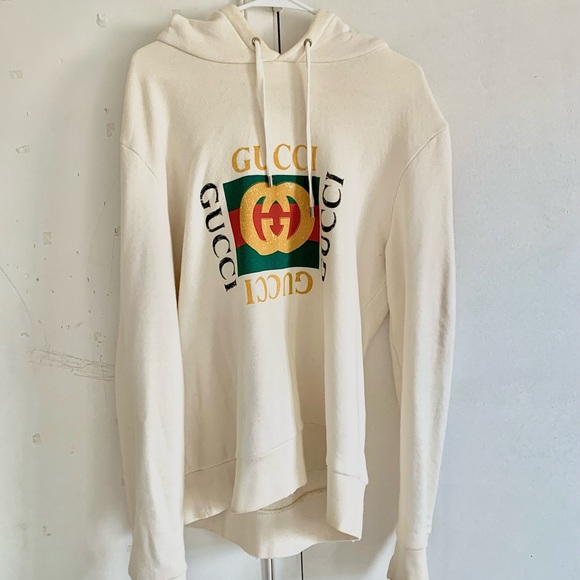 Gucci Other - Gucci Ecru Logo Hoodie
